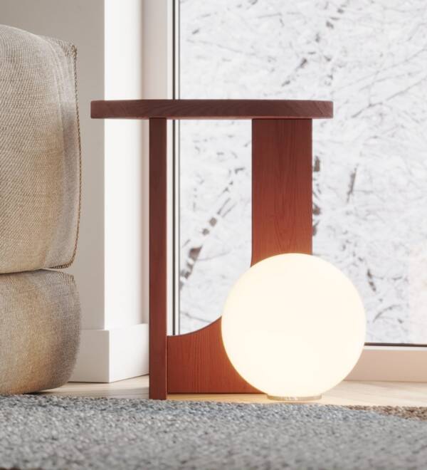 White ball lamp